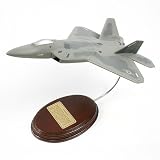 F-22 Raptor Desktop Wood Model Plane