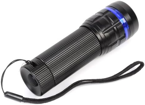 MXDL SA-37 CREE T6 LED 3 Mode 250 Lumens 4.5V AAA Zoomable Focus Portable Flashlight Torch Light with Blue Head