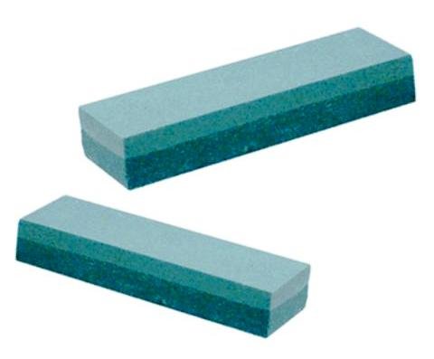 Professional-Grade Dual-Grit Aluminum Oxide Sharpening - Honing Stone for Knives, Scissors, Tools