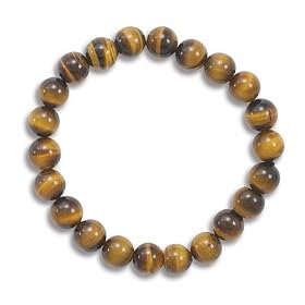 8MM Tiger's Eye Bead Stretch Bracelet (Free Shipping)