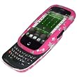 Amzer Stars Pink Snap On Crystal Hard Case with Belt Clip for Palm Pre