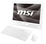 MSI Wind Top AE2220-T6646W7H Touch 4SW 55,9 cm (22 Zoll) Desktop-PC (Intel Core 2 Duo T6600 2,20 GHz, 4GB RAM, 640GB HDD, NVIDIA GeForce 9300, DVD, Win 7 HP)