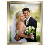 8" x 10" Picture Frame in Brushed Antique Brass