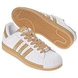 adidas Mens Superstar 2 Basic (White/Dk Sand/Gum3 9.0 M)
