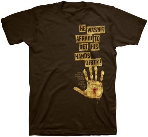 Kerusso Adult Not Afraid to Get His Hands Dirty Jesus T-shirt