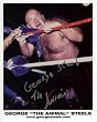 George The Animal Steele Signed On Ropes 8x10