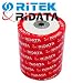 Ritek Ridata White Inkjet Printable 52X CD-R Media 100 Pack (with Ridata Logo on the Hub) in Plastic Wrap