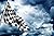 Black and White Nascar Checkered 4x6 Foot Flag Banner (150D Super Polyester)