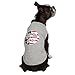Casual Canine ZM3072 24 11 Americana Peace Flag Tank for Dogs, X-Large, Gray
