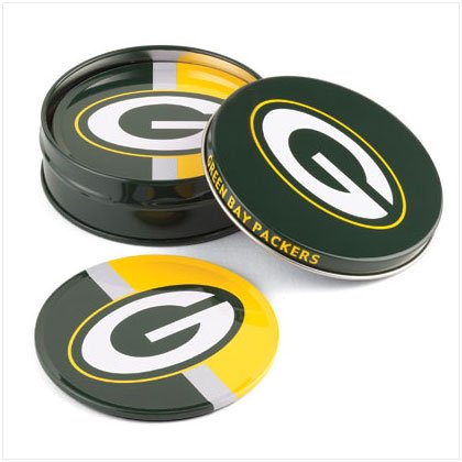 Green Bay Packers Tin Coaster - Style 37334