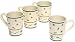 Precidio 4307  Naturewood Mugs, Set of 4