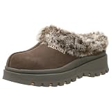 Skechers Womens Fortress Clog,Chocolate,7.5M
