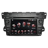Koolertron For Mazda CX-7 Indash DVD Multimedia Autoradio AV Receiver with GPS Navigation System and 7 inch HD Touchscreen and Bluetooth iPod CAN-BUS (OEM Factory Style,Free Map)