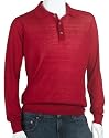 Ermenegildo Zegna Men's Polo Cashmere Sweater, Red