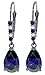 14k White Gold Diamond Leverback Earrings with title=