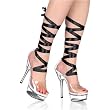 Pleaser Shoes Women&Otilde;s ALLURE-695, 5 1/2" Stiletto Heel Lace-Up Platform Sandal W/Laces