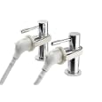 Croydex Secura Push-Fit Bath & Basin Shampoo Spray, White'