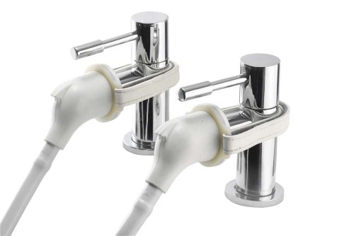 Croydex Secura Push-Fit Bath & Basin Shampoo Spray, White