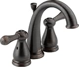 Delta 4575-RBMPU Leland Two Handle Mini-Widespread Lavatory Faucet, Venetian Bronze