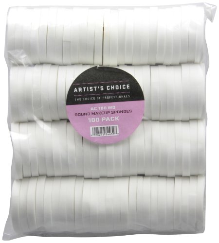 Artist's Choice Round Professional Makeup Sponge, 100pk