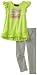 Baby Phat - Kids Girls 2-6x Legging Set, Neon Green, 3T