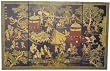 Chinese warriors wall placques - 56" x 36"H