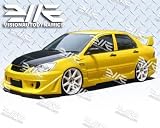 VFiber FRP Mitsubishi Lancer 04-06 4dr GTR 1pc Front Bumper