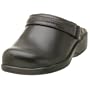 Softwalk Women's Eclipse Clog with Tooling Strap,Black,10.5 N