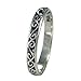 Narrow Sterling Silver Celtic Motif Band Ring for Men or Women sz 4-15