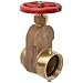 Dixon HGVW250F Brass Single Hydrant Gate Valve, 2-1/2" NST female x NST male