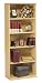 Bush(R) Universal 72 7/8in. Bookcase, 5 Shelves, Maple