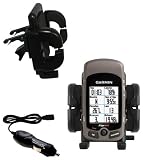 Garmin Edge 605 Auto Vent Holder with Car Charger - Uses Gomadic TipExchange