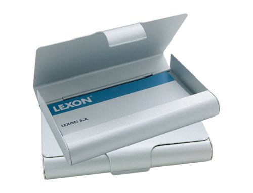 LEXON Card Box カードケース シルバー ld14-SY 4910085