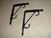 Shelf Brackets (Pr.) Small-Hand Made Wrought Iron