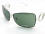 New Escada SES596 SES-596 579Y White / Black Swarovsky Sunglasses 64-12-130