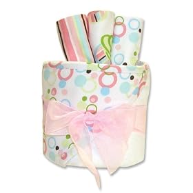 Trend Lab Bath Gift Cake Towel and Washcloth Set, Cupcake: Baby