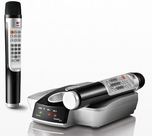 Magic Karaoke Microphone with 5,212 Tagalog and English Songs. The KHM600 Duostar with Dual Wireless Mics comes with (5000 Built-In English Songs and extra 212 Tagalog on OPM 7 Song Chip)