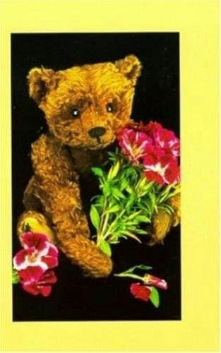 2 Pack Teddy Bear Collectors Journals 5-3/4 by 8 Inch Hardcover Edition with Satin Book Mark Ribbon