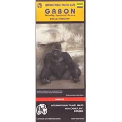 Gabon and Equitorial Guinea Map by ITMB (Travel Reference Map)