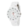 Ice Watch - CL.WE.S.P.09 - Montre Femme - Quartz Analogique - Cadran Blanc - Bracelet Plastique Blanc - Petit Mod�le