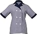 Uniform Works HKTF-NAW-XL Junior Cord Women's Housekeeping Tunic, Navy, XL