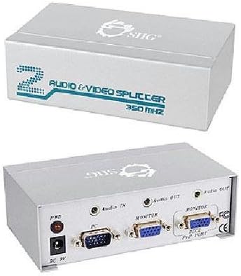 Exclusive 1x2 VGA & Audio Splitter By Siig