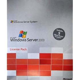 Microsoft Windows Server 2003 Licence Pack with 5 Client Access Licences