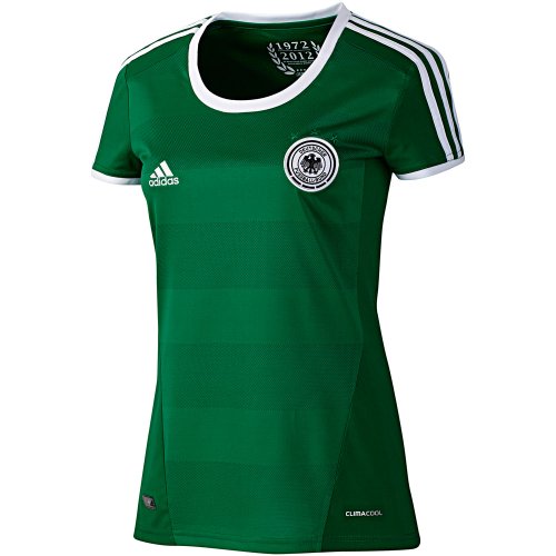 Adidas DFB Deutschland Auswärts-Trikot Damen EM2012 Farbe: grün/weiß, Größe: XXS