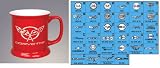 Red Premium Ceramic Mug with Engraved Corvette Emblem