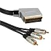 3 Phono Plug - Scart 5mtr