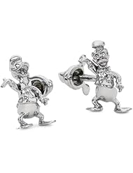 ROTENIER "Walt Disney" Sterling Silver Donald Duck Cufflinks