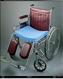 Memory Foam Wheelchair Cushion - 20 lbs. wt. cap, 2 Thick, Medium (blue)