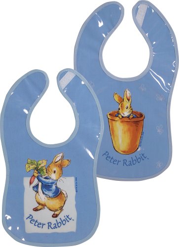 Childrens Toyshop  Toys : Peter Rabbit Bib (Light Blue)