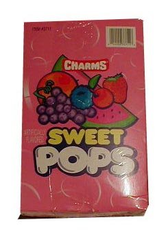 Charms Sweet Pops Assorted Flavors (100 Count) by Charms